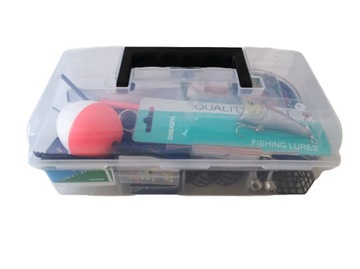 РОЖДЕСТВЕНСКИЙ ПОДАРОК ​​FISHING BOX 620 АКСЕССУАРОВ ДЛЯ ПРИМАНКИ НАБОР БЕСПЛАТНЫХ ПОДАРКОВ