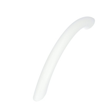 Nowoczesny uchwyt meblowy do szafek kuchennych L-125 biały 96mm +wkręty