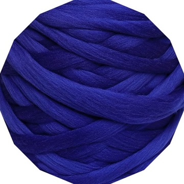 Wełna czesankowa czesanka * SZAFIR * 100g