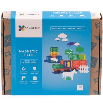 Connetix: klocki magnetyczne Motion Pack 24 el