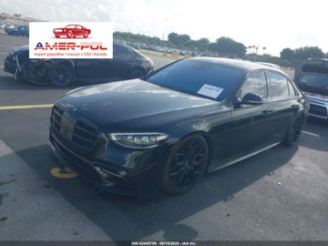 Mercedes Klasa S W223/V223 2021 Mercedes-Benz Klasa S 580, 2021r., 4x4, 4.0L 4.0 Benzyna 496KM