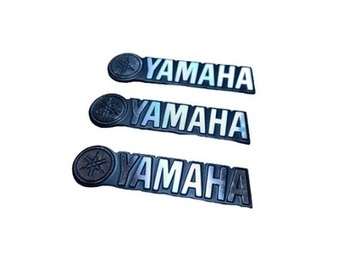 Наклейка-бейдж с логотипом Yamaha 45x7 мм