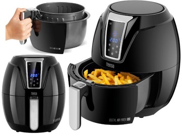 FRYTKOWNICA BEZTŁUSZCZOWA TEESA AIR FRYER 3.2L WYŚWIETLACZ LCD MOCNA 1400W