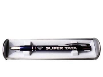 DŁUGOPIS SUPER TATA + ETUI Prezent Dla Taty