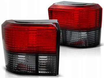 VW TRANSPORTER T4 LAMPY TYŁ CLEAR RED SMOKE TUNING