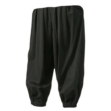 Men's trousers Japanese Cotton Linen Cropped Pants