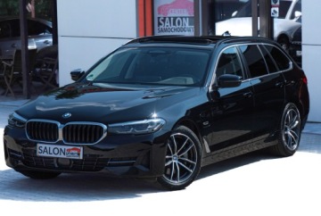 BMW Seria 5 G30-G31 Touring Plug-In 2.0 530e 292KM 2022 BMW 530e 292ps Panorama Hak ACC 4xKlima HiFi 18” Webasto Kamera Sam Parkuje, zdjęcie 1