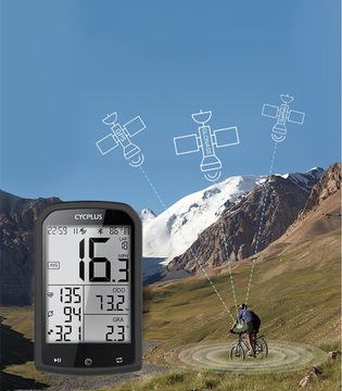Велосипедный компьютер CYCPLUS с беспроводной связью Bluetooth GPS ANT + приложение + держатель