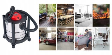 ПРОМЫШЛЕННЫЙ ПЫЛЕСОС ДЛЯ КАМИНА ДЛЯ ЯСЛА 2000ВТ