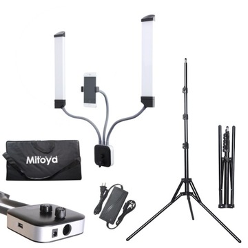 MITOYA MTY-176 LED 2W1 + TORBA + STATYW 185 cm