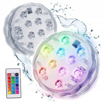 2x LAMPKA LED BASENOWA DO JACUZZI SPA LAMPA RGB