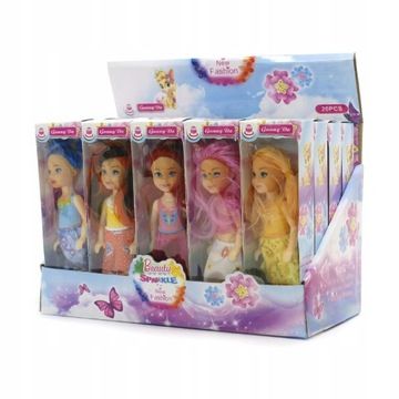 МОДНО ОДЕННАЯ КУКЛА мини-кукла 13см ЦВЕТА