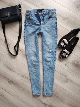 C&A MOM fit spodnie dzinsy wysoki stan jeans