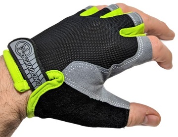 ЛЕТНИЕ ВЕЛОСИПЕДНЫЕ ПЕРЧАТКИ, КОРОТКИЕ БЕЗ ПАЛЬЦЕВ, С ГЕЛЕВЫМИ ВСТАВКАМИ