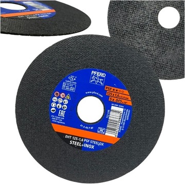 Tarcza do cięcia metalu stali EHT 125-1,6 mm A60 P PSF-INOX firmy PFERD