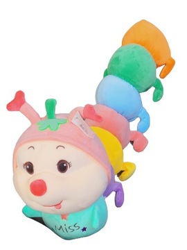 DŁUGA GĄSIENICA MASKOTKA PLUSZOWA PODUSZKA 85CM