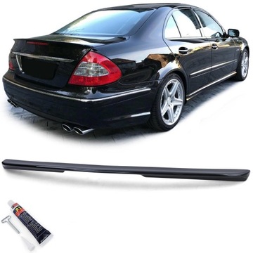 SPOILER LOTKA BAGAŻNIKA MERCEDES W211 E KLASA AMG CZARNY POŁYSK