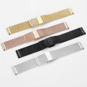 СЕТОЧНЫЙ БРАСЛЕТ ДЛЯ ЧАСОВ 16мм РОЗОВЫЙ