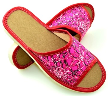 KAPCIE PANTOFLE KLAPKI DOMOWE DAMSKIE CIAPY r. 36 - 22,5 cm