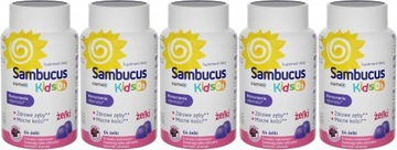 Sambucus Kids D3 Żelki 64 Sztuki