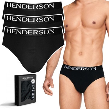 HENDERSON 35213 Slipy Męskie Bawełniane 3-PAK - L