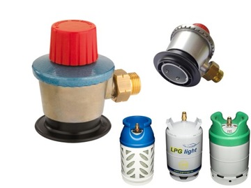 Adapter Przejściówka Click-On JUMBO 35 mm do butli z Norwegii Quick Klik-On