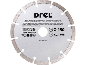 СЕГМЕНТИРОВАННЫЙ АЛМАЗНЫЙ ОТРЕЗНОЙ ДИСК 150 x 22,2 мм