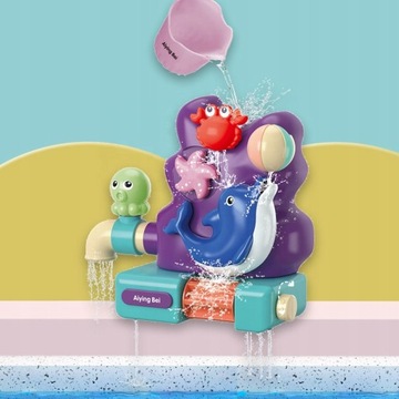 WOOPIE BABY Игрушка для ванны с дельфином + чашка для детей