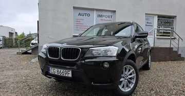 BMW X3 F25 SUV 2.0 20d 184KM 2013 BMW X3 2,0 diesel 184 KM klima Xdrive zarejestrowany 2.0 Diesel 184KM