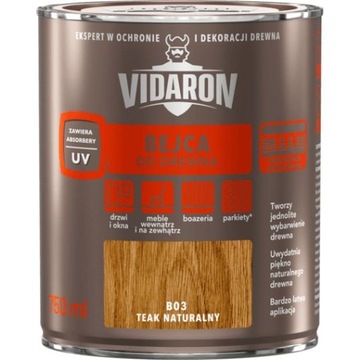 BEJCA DO DREWNA Teak naturalny 0,75L Vidaron