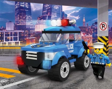 Патрульная машина Klocki Blocki MyPolice