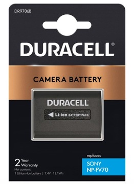 БАТАРЕЯ. DURACELL для Sony NP-FV70 NP-FV100 NP-FV30 NP-FV50 FV60 NP-FV90