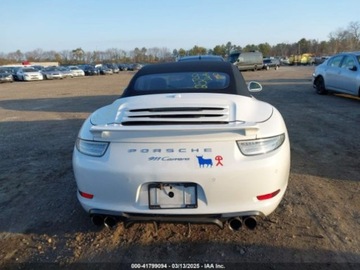 Porsche 911 991 Carrera 2/2S Cabrio 3.4 350KM 2012 Porsche 911 Carrera 2012 3.4l 3.4 Benzyna 350KM, zdjęcie 3