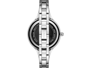 Srebrny zegarek DAMSKI bransoleta prezent elegancki wzór dla kobiety modny