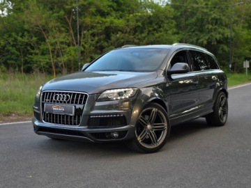Audi Q7 I SUV Facelifting 3.0 TDI DPF 245KM 2013 Audi Q7 3.0TDI Quattro 2x S-Line Nowy Rozrzad Panorama Alcantara Full Serw