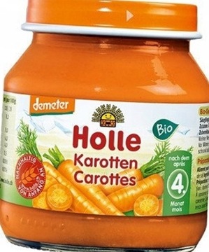 HOLLE BIO DANIE 100% MŁODA MARCHEWKA