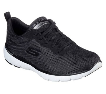 Damskie sneakers Skechers Flex 13070-BKW r.39