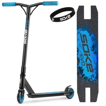 Hulajnoga wyczynowa SOKE EVO blue niebieska ABEC-9 STUNT