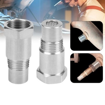 2x ПРЯМОЙ ЭМУЛЯТОР ЛЯМБДА-ЗОНДА Нержавеющая сталь с сетчатым фильтром EURO4 EURO5 EURO6