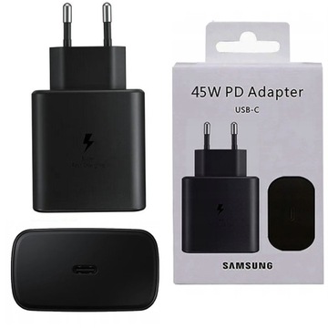 Oryginalna Ładowarka sieciowa SAMSUNG EP-T4510XBEGEU 45W Czarna