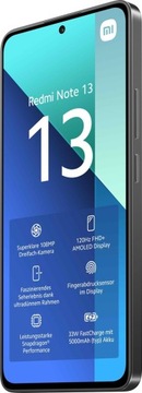 Смартфон Xiaomi Redmi Note 13 12 ГБ/256 ГБ 5G черный