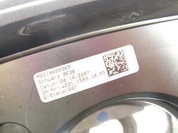 Деревянный кожаный руль Mercedes W221