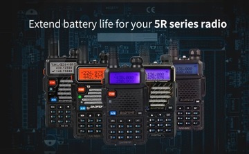 Аккумулятор Baofeng UV-5R / BF-F8HP емкостью 3800 мАч