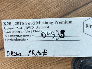 PANT DVEŘE PRAVÝ FORD MUSTANG VI 2015+ USA