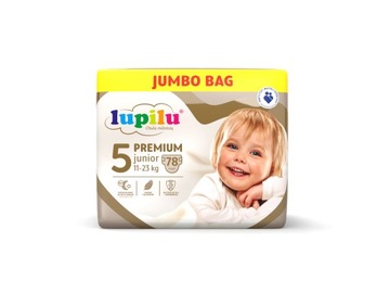 Подгузники премиум-класса LUPILU 5 11-23 кг 78 шт.