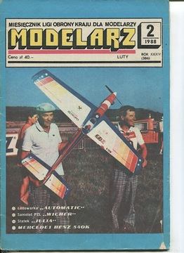Modelarz 2/1988 PZL Wicher, Julia, Merc-Benz 540K
