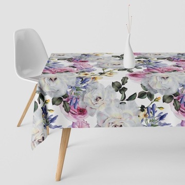 СКАТЕРТЬ СТОЙКАЯ К ПЯТЯНИЯМ 140X220 ГЛАДКАЯ МАТОВАЯ ТОЛСТАЯ 010