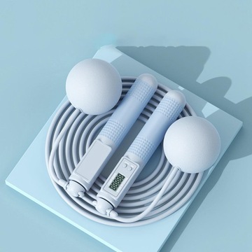 Беспроводные регулируемые гири, длина, скорость, цифровые, с синим счетчиком, 280 см