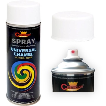 Farba spray uniwersalny emalia 400 ml biały mat