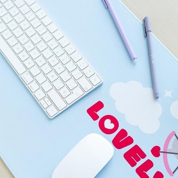 Настольный коврик Pusheen 80х35 см для мыши